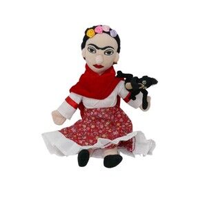 Little Thinkers Unemployed Philosophers Guild 2019 Frida Kahlo 13" Plush Doll